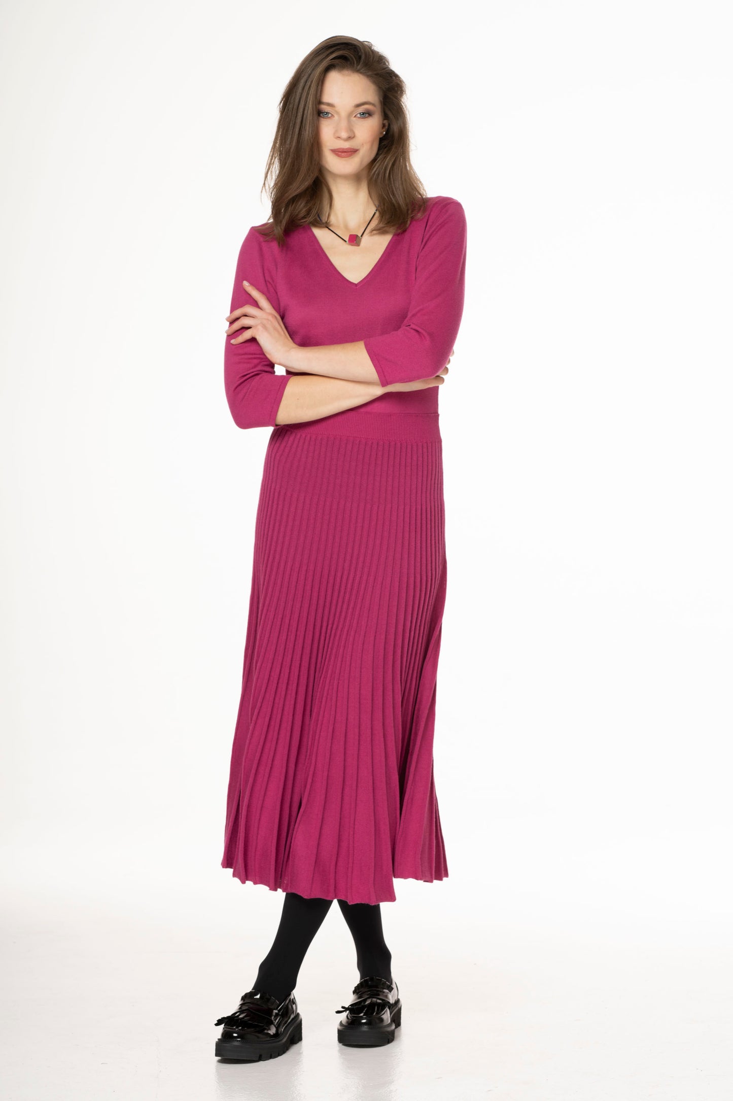 DRESS / PLEATED - 577