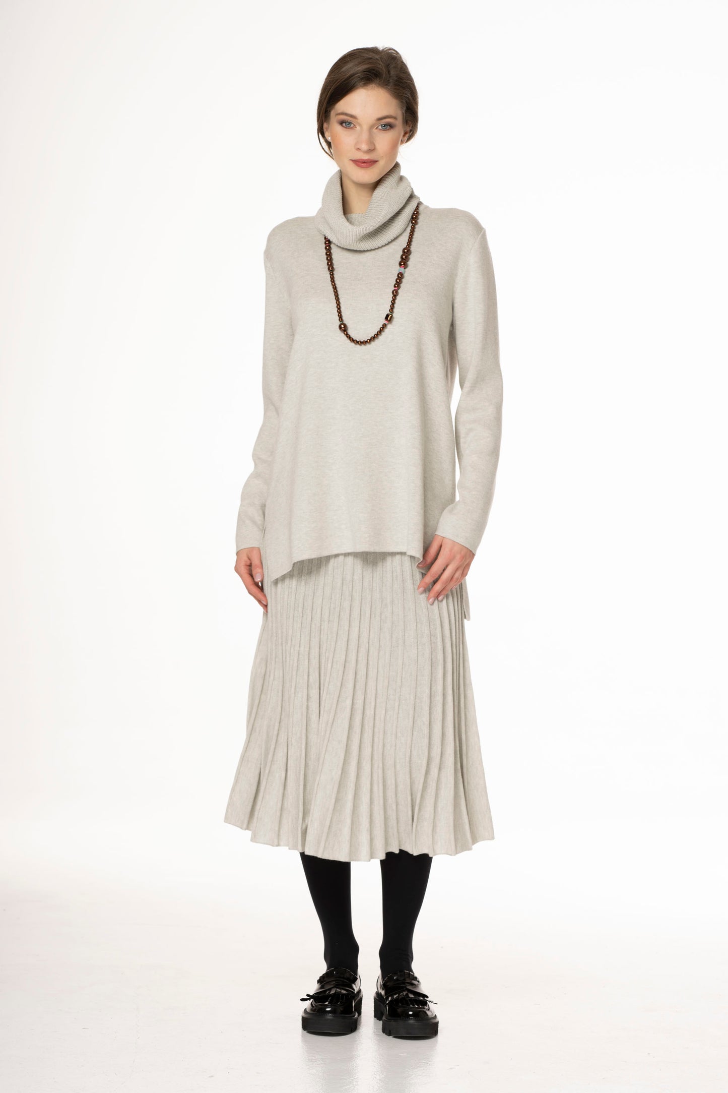 SKIRT - PLEATED, LONG - 608