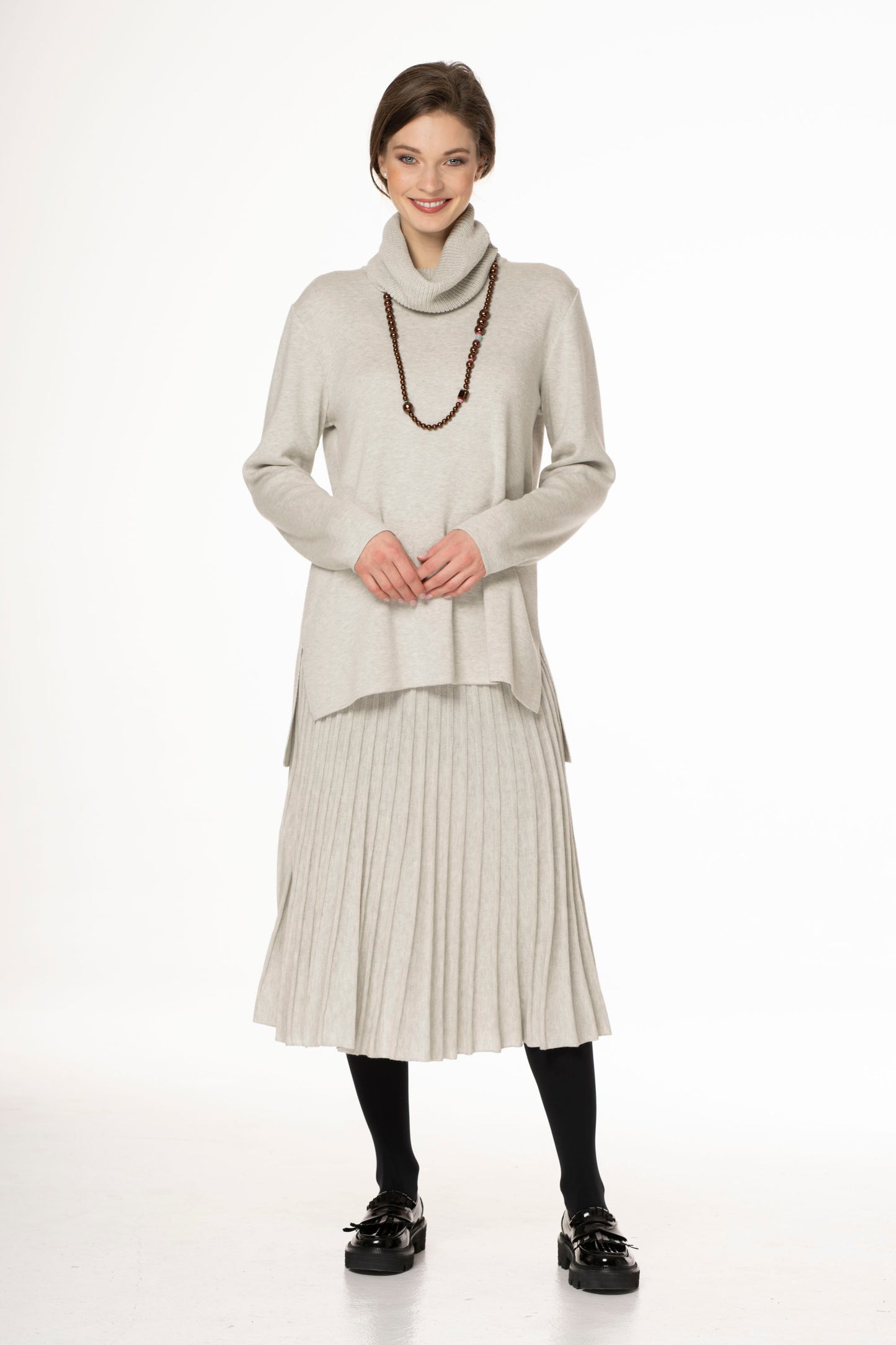 SKIRT - PLEATED, LONG - 608