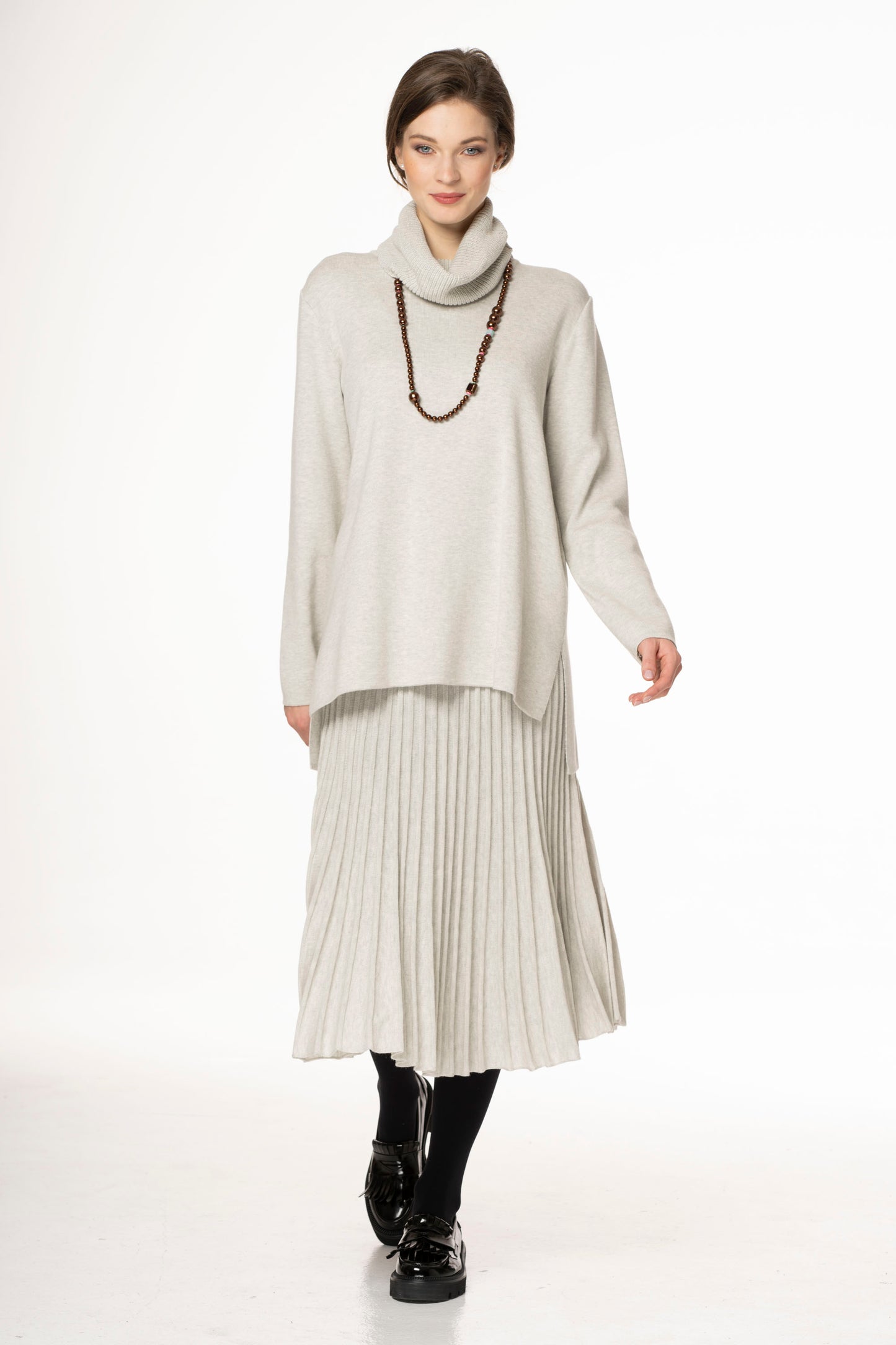 SKIRT - PLEATED, LONG - 608