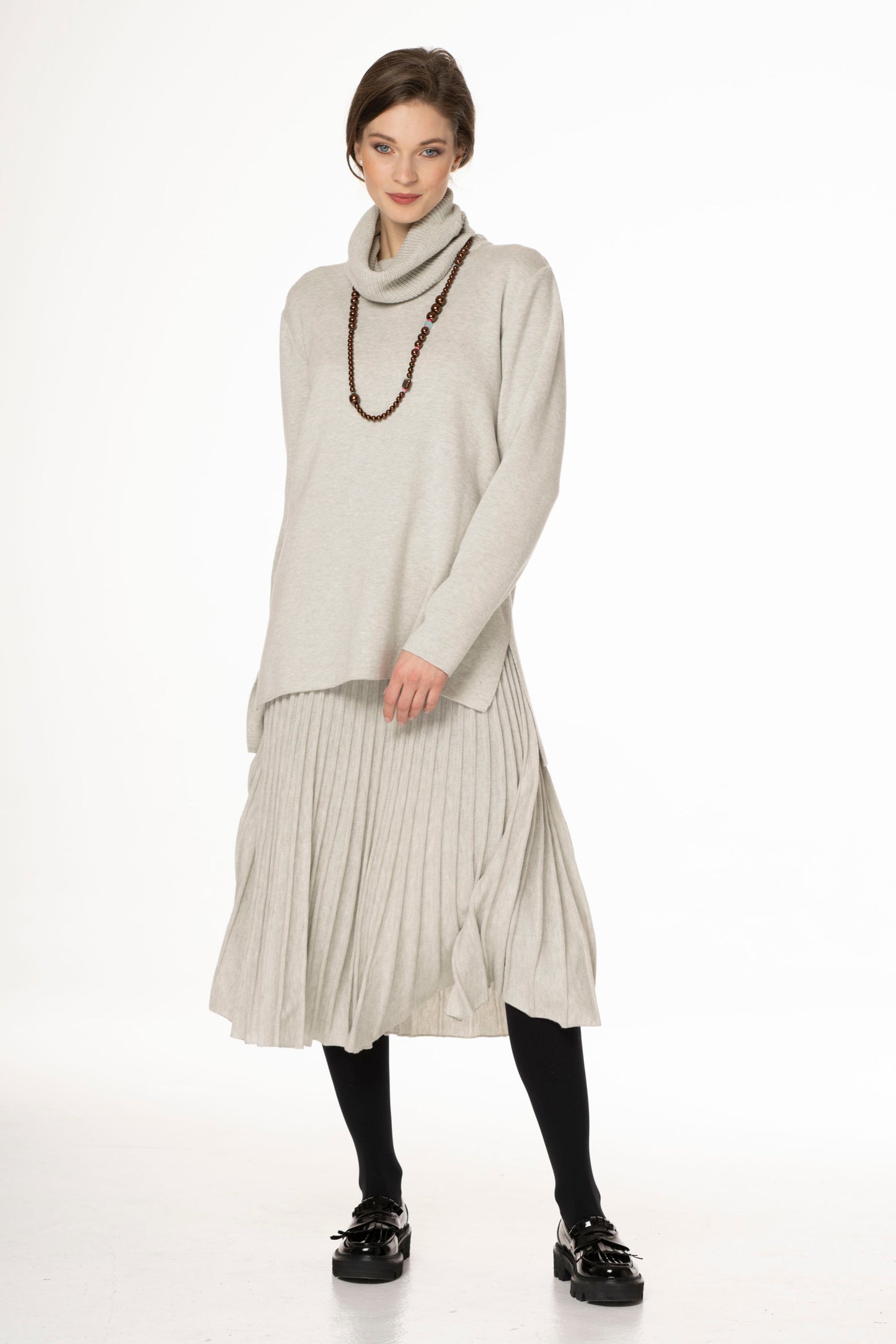 SKIRT - PLEATED, LONG - 608