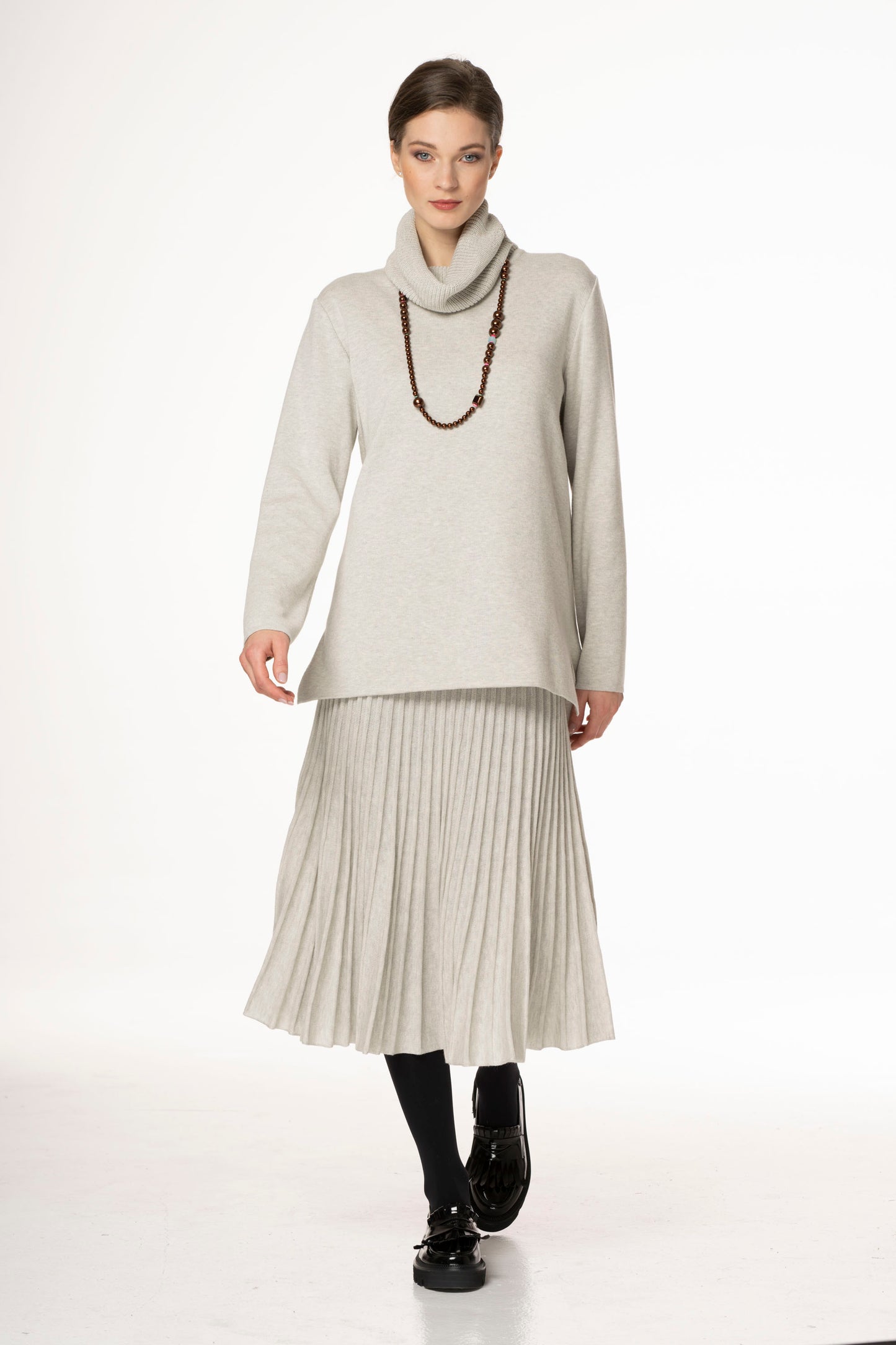 SKIRT - PLEATED, LONG - 608