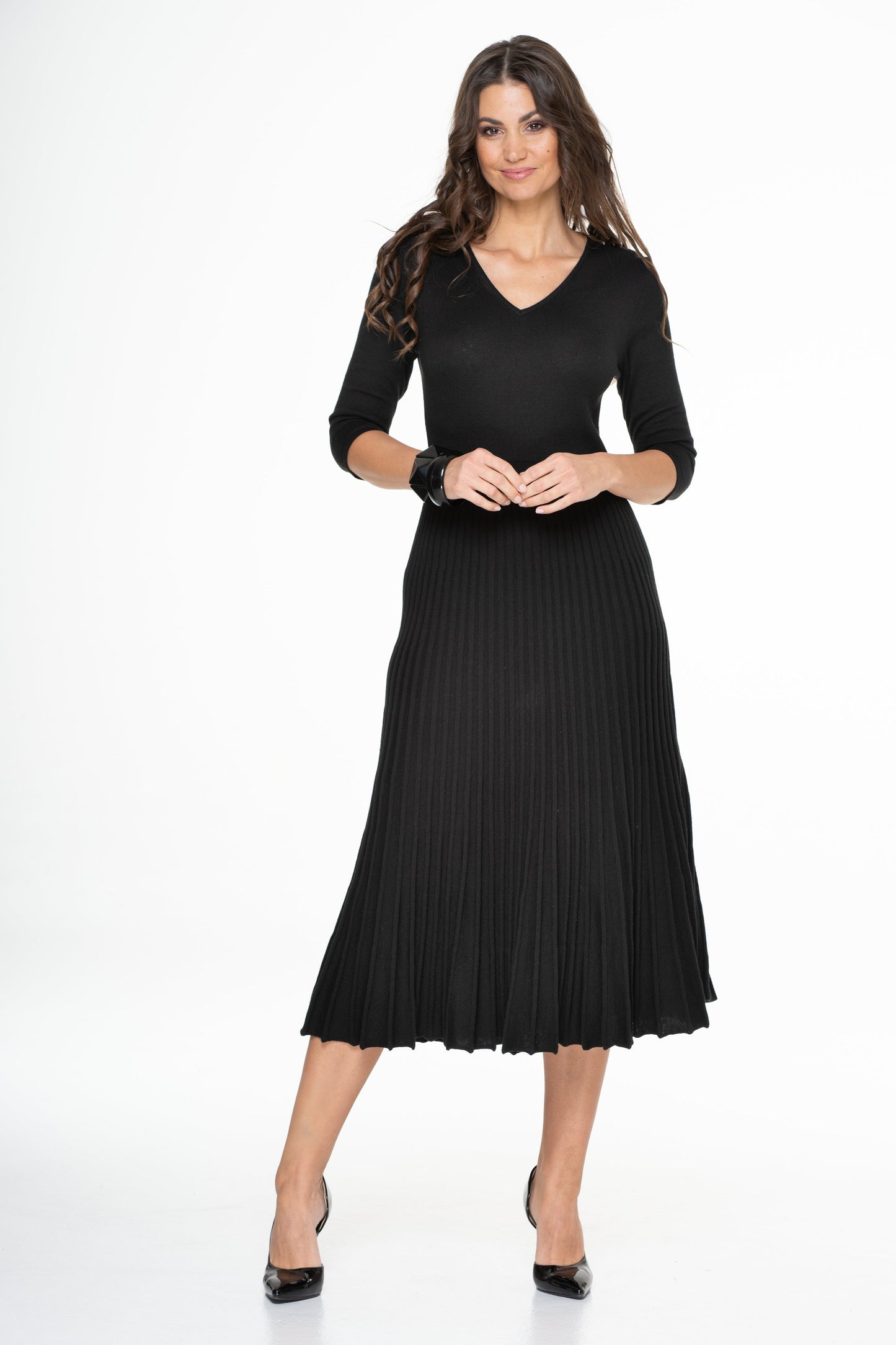 DRESS / PLEATED - 577