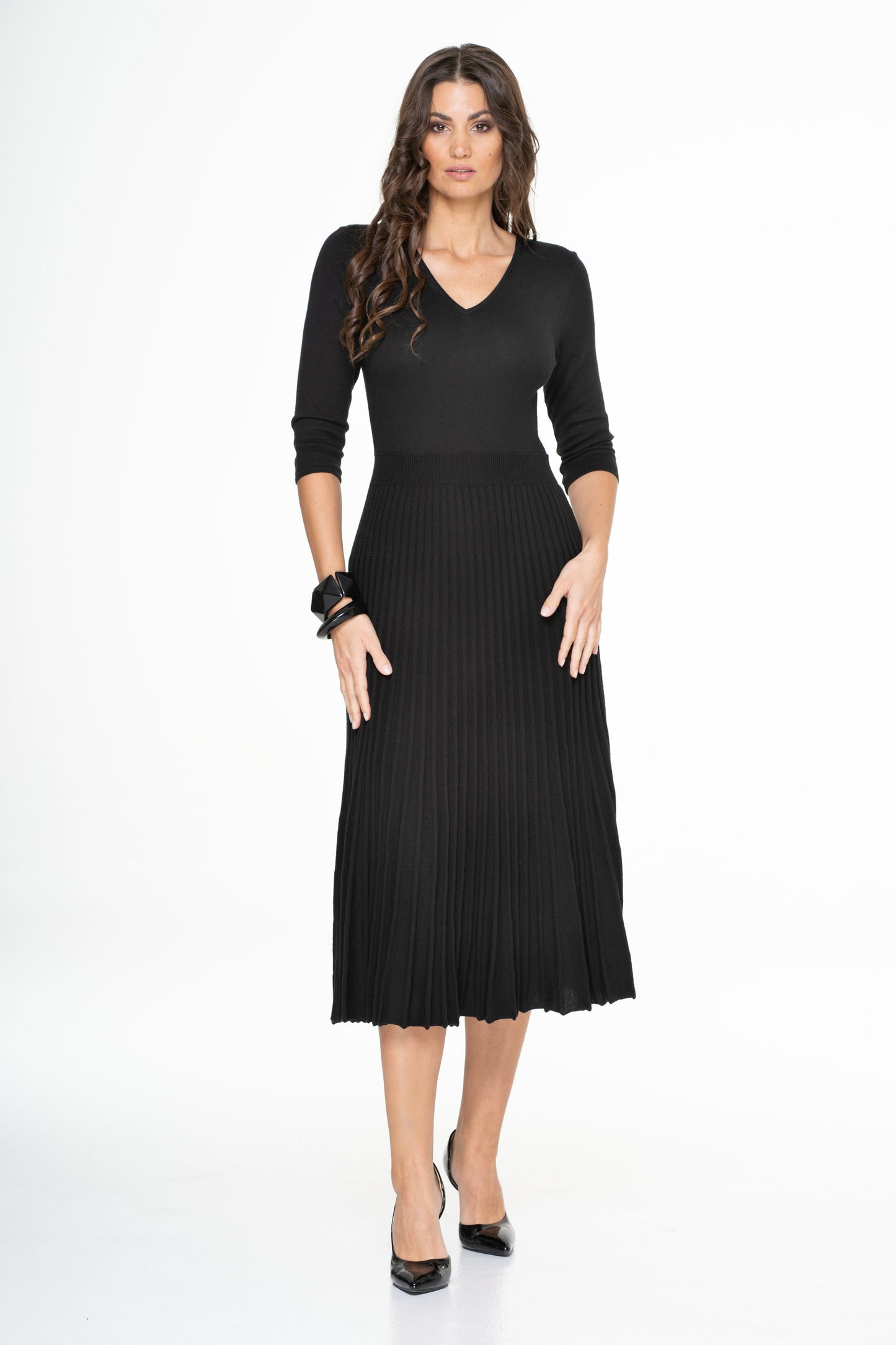 DRESS / PLEATED - 577