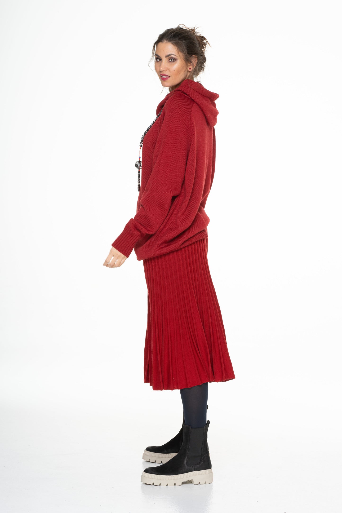 SKIRT - PLEATED, LONG - 608