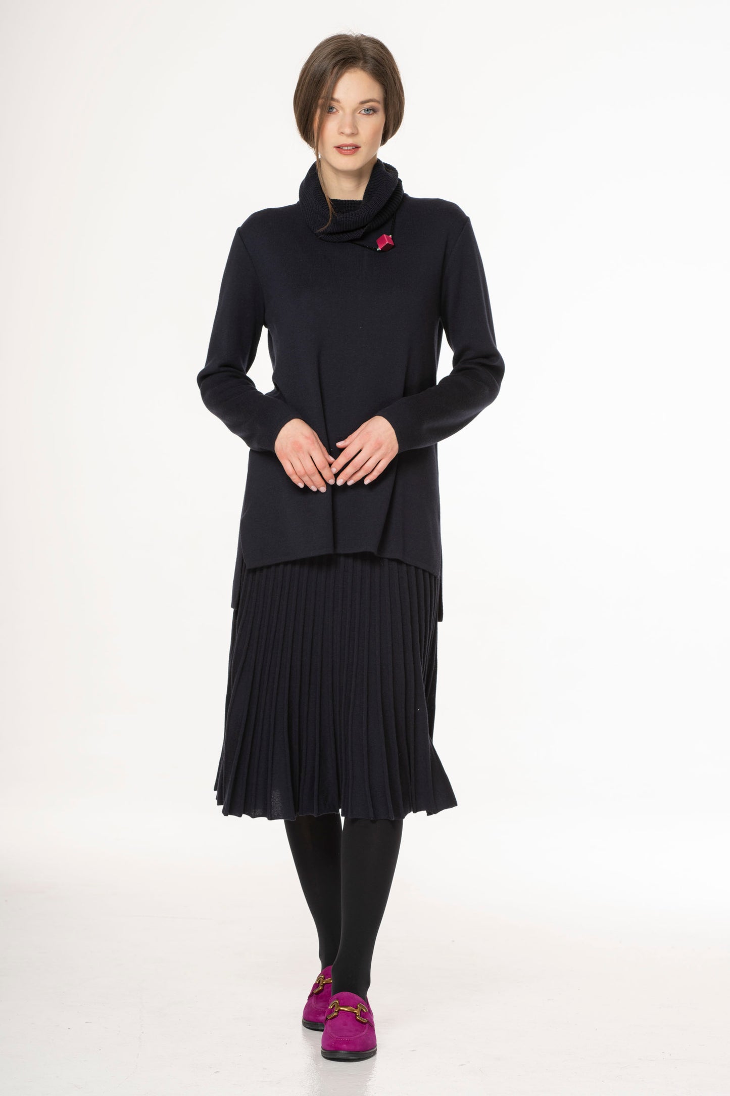 SKIRT - PLEATED, LONG - 608