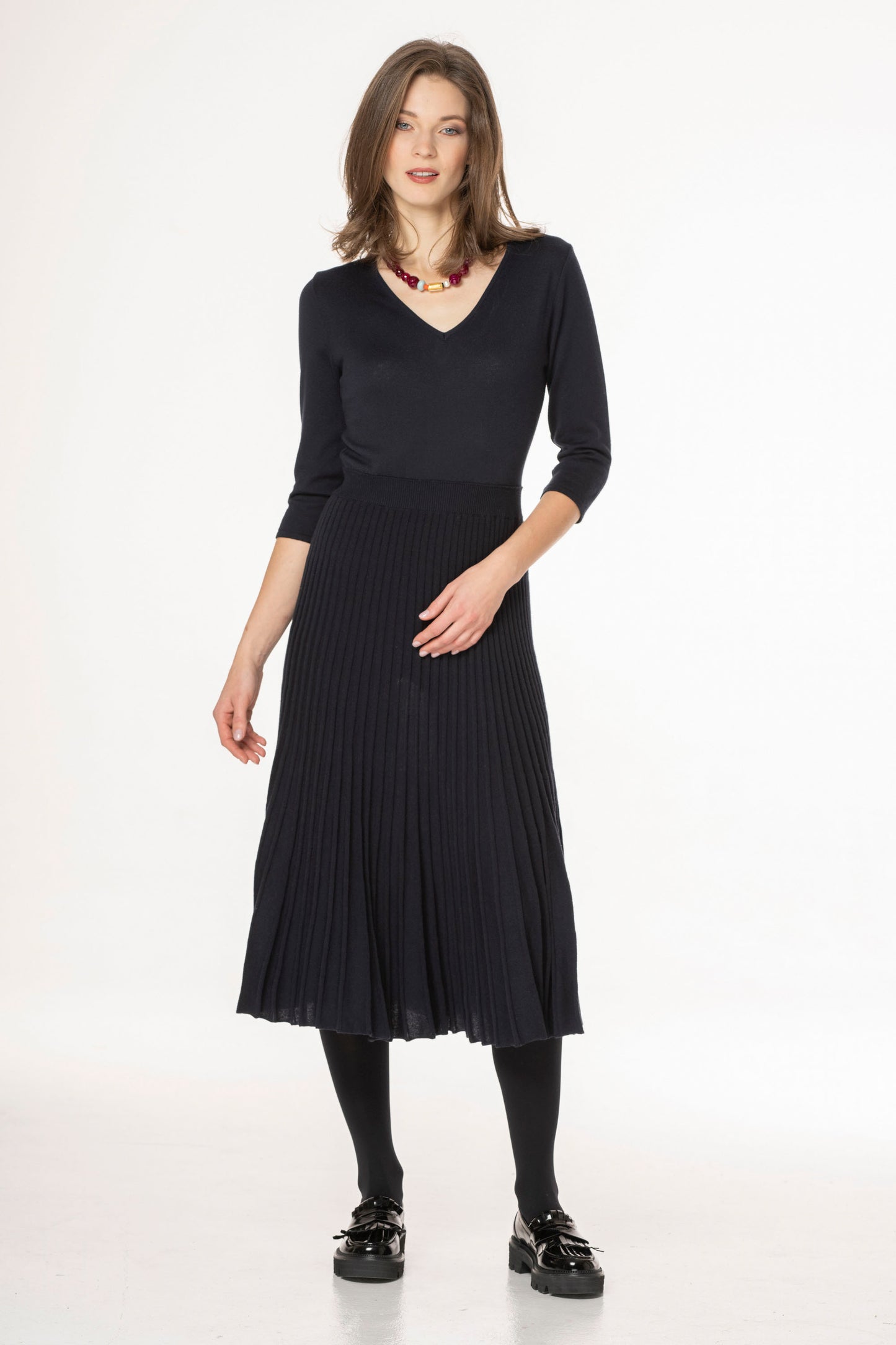 DRESS / PLEATED - 577