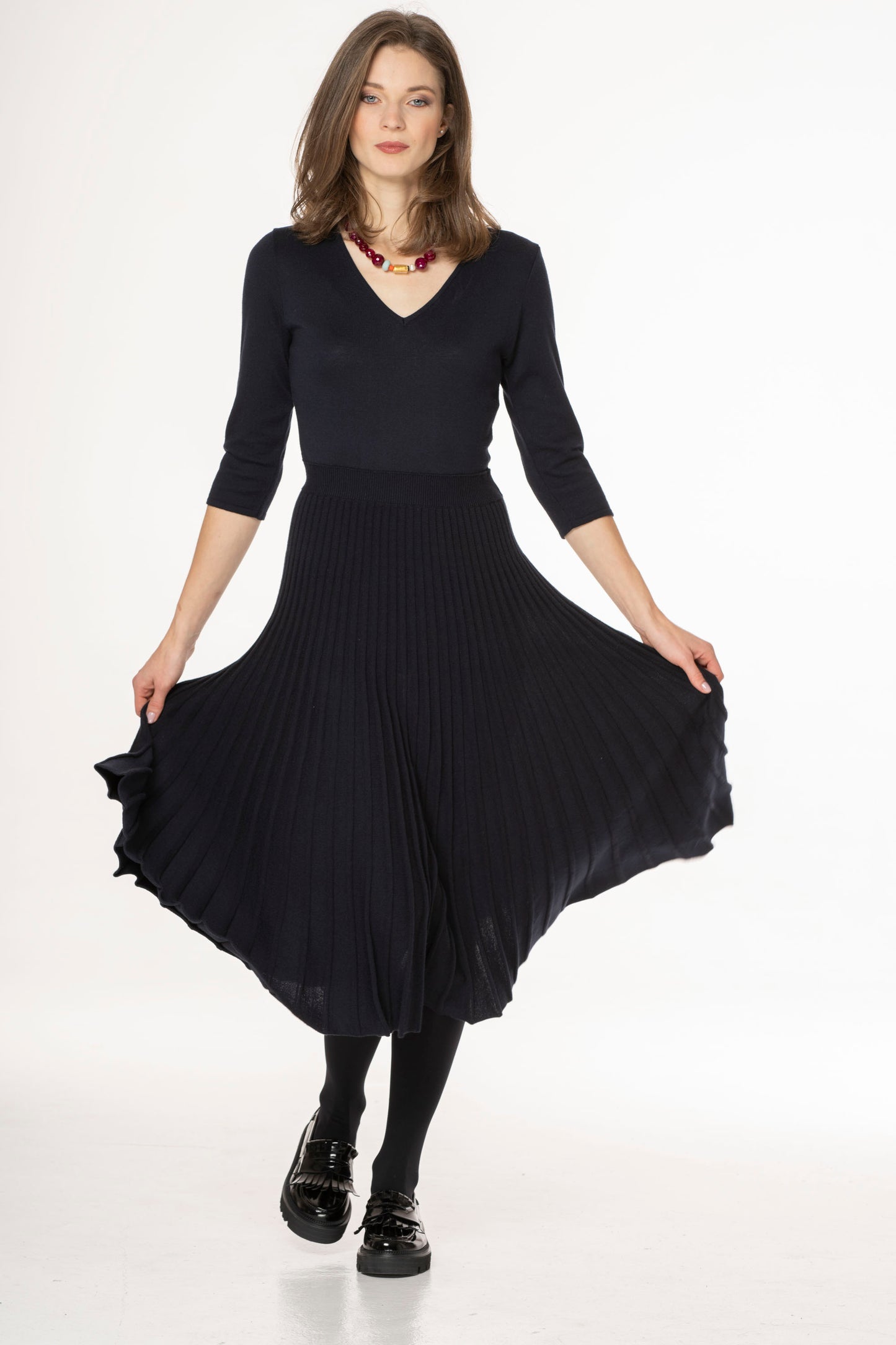 DRESS / PLEATED - 577