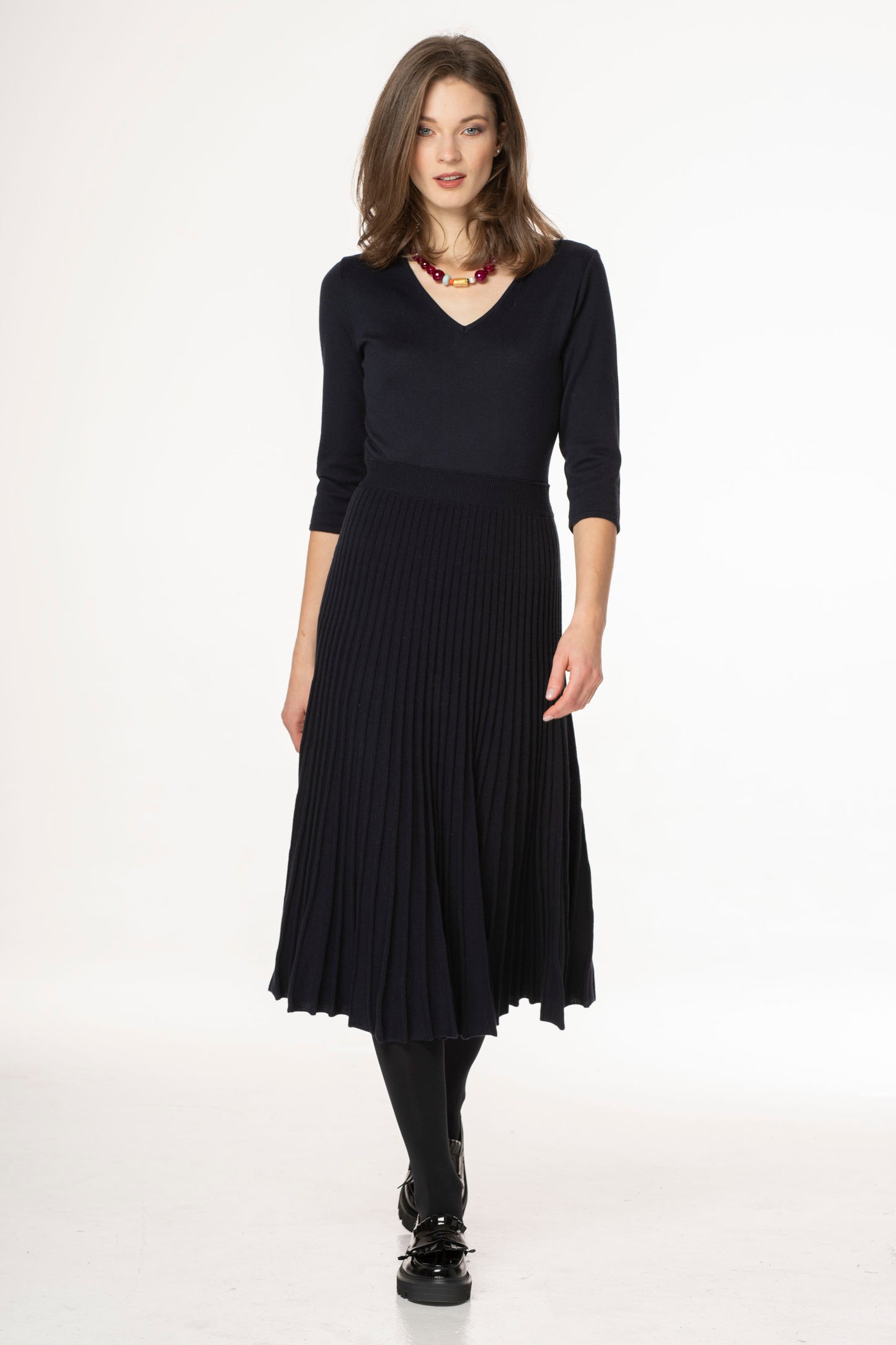 DRESS / PLEATED - 577