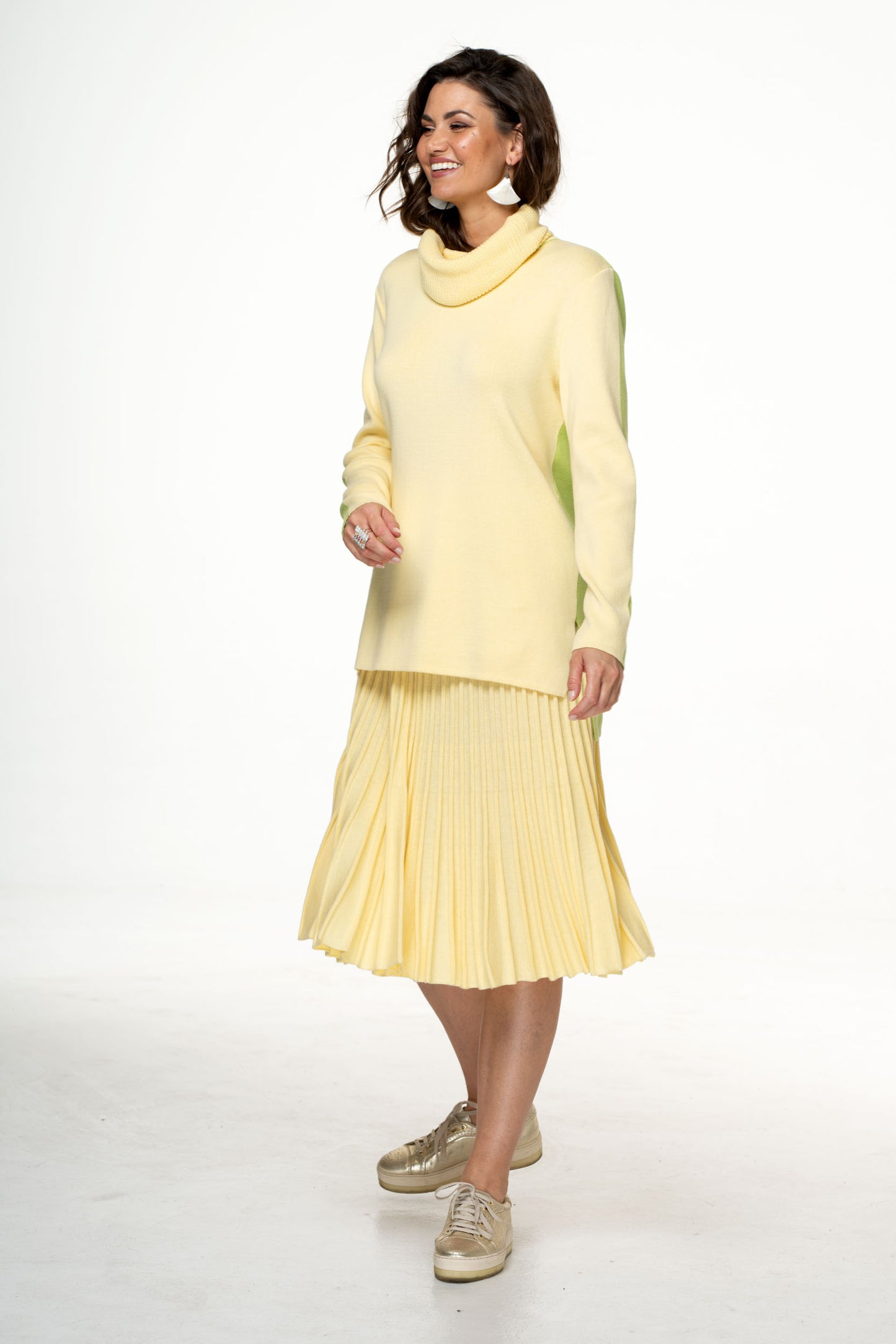 SUKNĚ - PLISÉ DLOUHÁ - 608