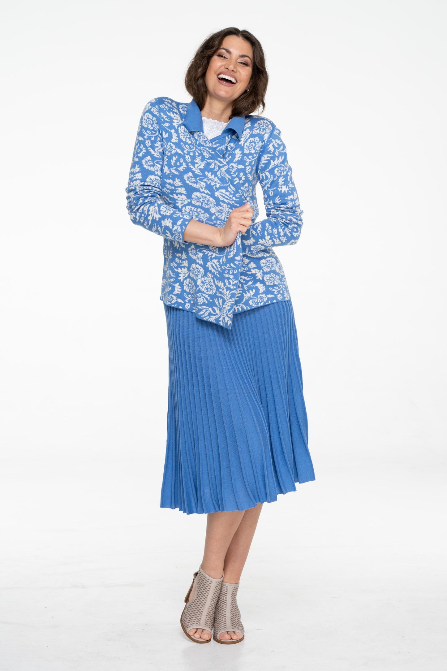 SKIRT - PLEATED, LONG - 608