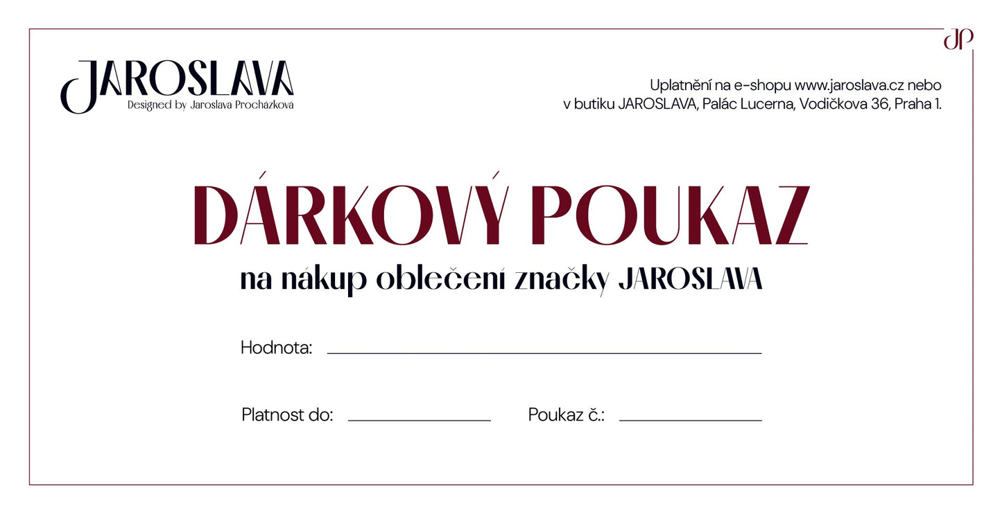 Voucher for 2,000 CZK