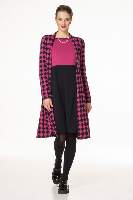 LONG FLARED COAT/SWEATER - 628 E