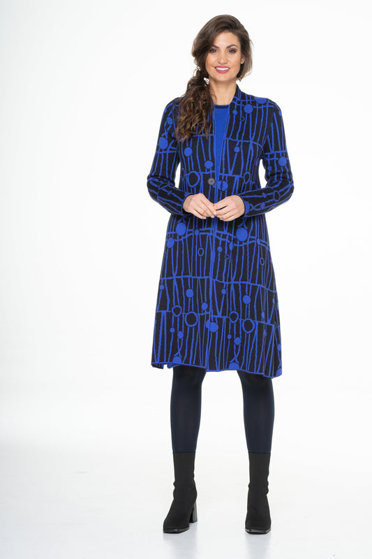 SHORT FLARED COAT/CARDIGAN - 628