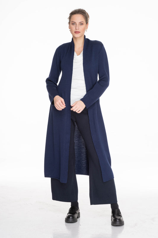 DLOUHÝ ROZŠÍŘENÝ KABÁT 586 A