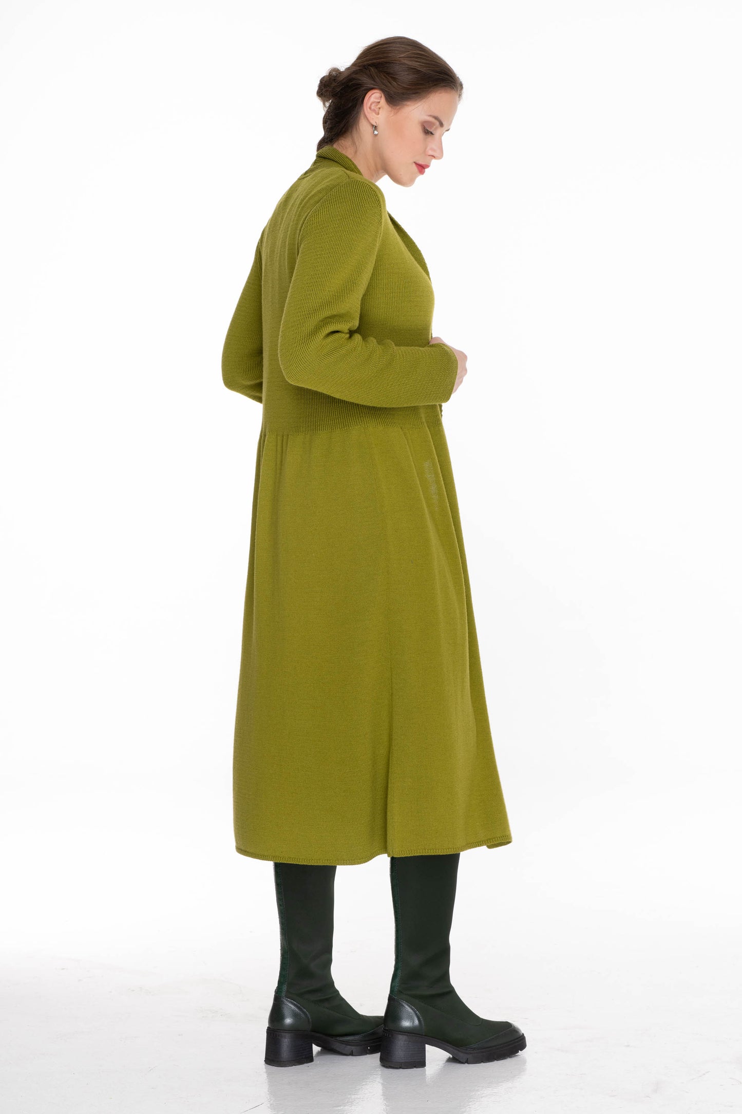 DLOUHÝ ROZŠÍŘENÝ KABÁT 586 A