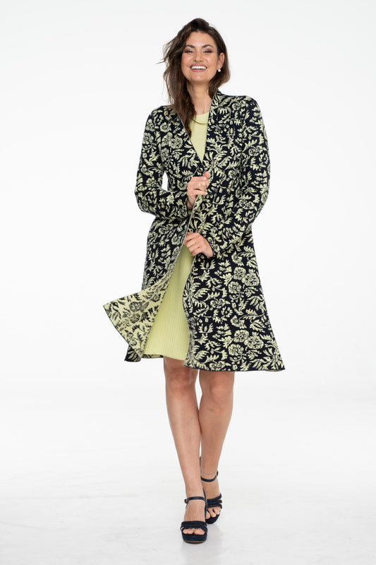 SHORT FLARED COAT/CARDIGAN - 628