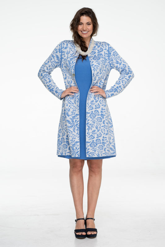 SHORT FLARED COAT/CARDIGAN - 628